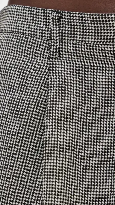 R13 Jumbo Tailored Shorts Black And White Houndstooth 24 | Thumbnail 6 R13 Jumbo Tailored Shorts Black And White Houndstooth 24 | Thumbnail 6