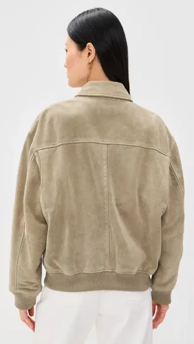 Citizens of Humanity Vivienne Suede Jacket Deep Olive | Thumbnail 3 Citizens of Humanity Vivienne Suede Jacket Deep Olive | Thumbnail 3