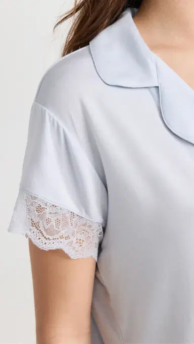Eberjey Malou Short Pajama et Ice Blue | Thumbnail 6 Eberjey Malou Short Pajama et Ice Blue | Thumbnail 6