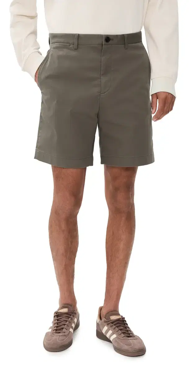 Theory Standard Chino Shorts 8 Morel