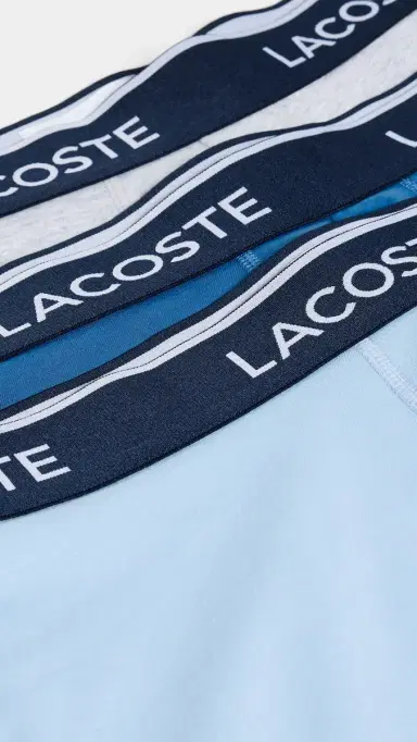 Lacoste Cotton Stretch Jersey Boxer Briefs 3 Pack Multi | Thumbnail 5 Lacoste Cotton Stretch Jersey Boxer Briefs 3 Pack Multi | Thumbnail 5