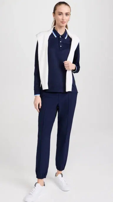 RLX Ralph Lauren Tissue Weight 4-Way tretch Joggers Refined Navy | Thumbnail 5