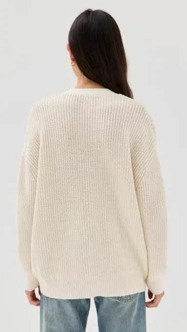Jenni Kayne Cotton Cocoon Cardigan Ivory S | Thumbnail 3 Jenni Kayne Cotton Cocoon Cardigan Ivory S | Thumbnail 3