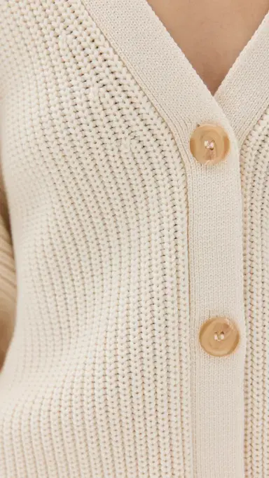 Jenni Kayne Cotton Cocoon Cardigan Ivory S | Thumbnail 6 Jenni Kayne Cotton Cocoon Cardigan Ivory S | Thumbnail 6