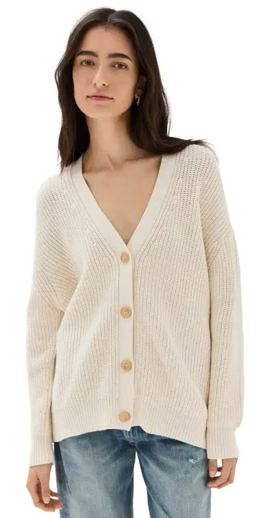 Jenni Kayne Cotton Cocoon Cardigan Ivory S | Thumbnail 1 Jenni Kayne Cotton Cocoon Cardigan Ivory S | Thumbnail 1