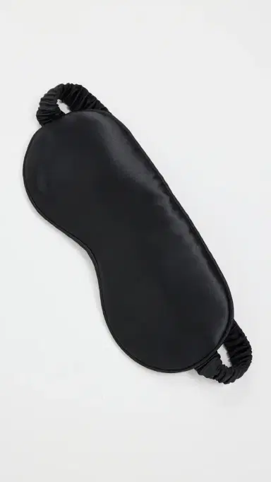Slip Silk Sleep Mask Black One Size | Thumbnail 2