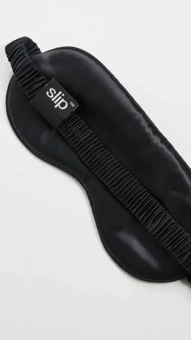 Slip Silk Sleep Mask Black One Size | Thumbnail 3