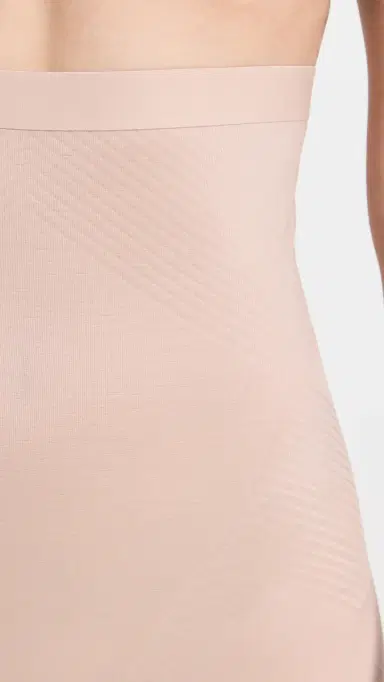 SPANX shape Invisible High-Waisted Mid-Thigh Short Champagne Beige | Thumbnail 5