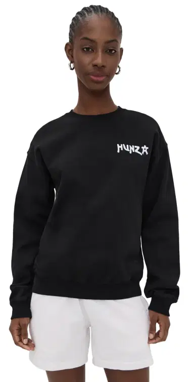 Hunza G Sweatshirt Black | Thumbnail 1