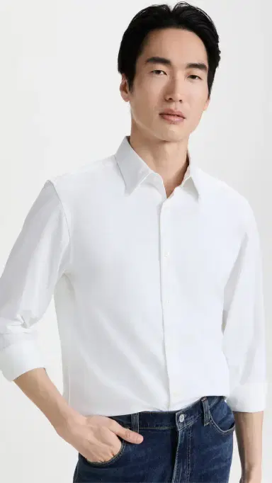 Theory ylvain tructure Knit Shirt White | Thumbnail 2