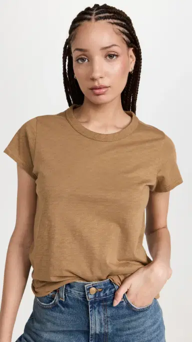 rag & bone The Slub Tee Khaki | Thumbnail 2 rag & bone The Slub Tee Khaki | Thumbnail 2