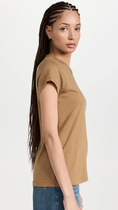 rag & bone The Slub Tee Khaki | Thumbnail 4 rag & bone The Slub Tee Khaki | Thumbnail 4