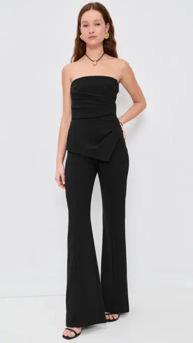 BLACK HALO Rockie Jumpsuit Black 4 | Thumbnail 2
