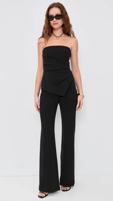 BLACK HALO Rockie Jumpsuit Black 4 | Thumbnail 5