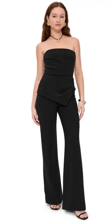BLACK HALO Rockie Jumpsuit Black 4 | Thumbnail 1