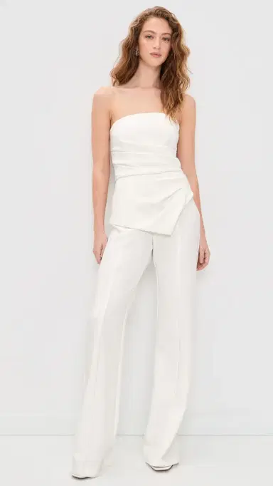 BLACK HALO Rockie Jumpsuit Porcelain 0 | Thumbnail 2