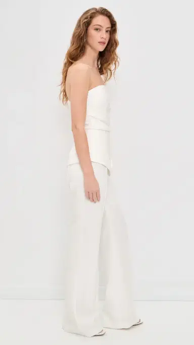 BLACK HALO Rockie Jumpsuit Porcelain 0 | Thumbnail 4