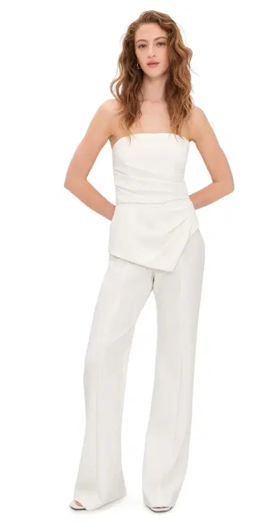 BLACK HALO Rockie Jumpsuit Porcelain 0 | Thumbnail 1