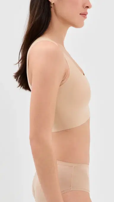Commando Zone Smoothing Bralette Beige | Thumbnail 4