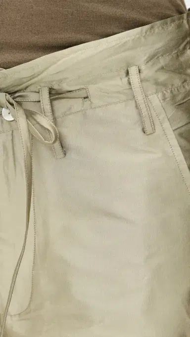 CHAN LUU Techno Taffeta Barrel Pants Sage | Thumbnail 6
