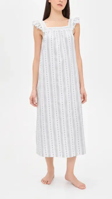 Petite Plume Clara Nightgown White | Thumbnail 5 Petite Plume Clara Nightgown White | Thumbnail 5