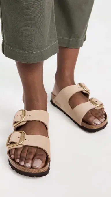 Birkenstock Arizona Big Buckle Sandals Sandcastle 40 | Thumbnail 3