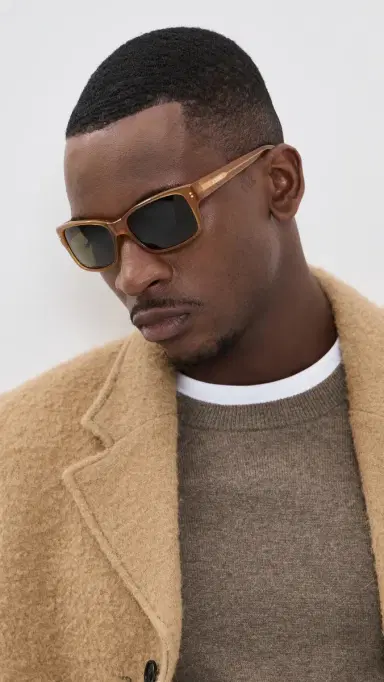 Jacquemus Square Sunglasses Brown One Size | Thumbnail 4 Jacquemus Square Sunglasses Brown One Size | Thumbnail 4