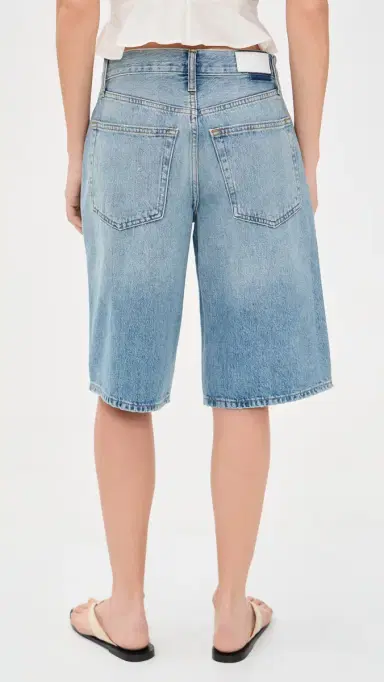 RE/DONE Skater Shorts Aged Worn Blue | Thumbnail 3 RE/DONE Skater Shorts Aged Worn Blue | Thumbnail 3