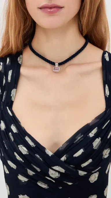 Chan Luu Sterling Silver Necklace Amethyst One Size | Thumbnail 3
