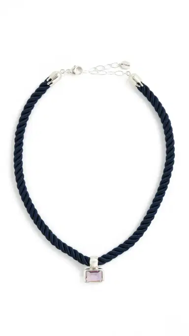 Chan Luu Sterling Silver Necklace Amethyst One Size | Thumbnail 5