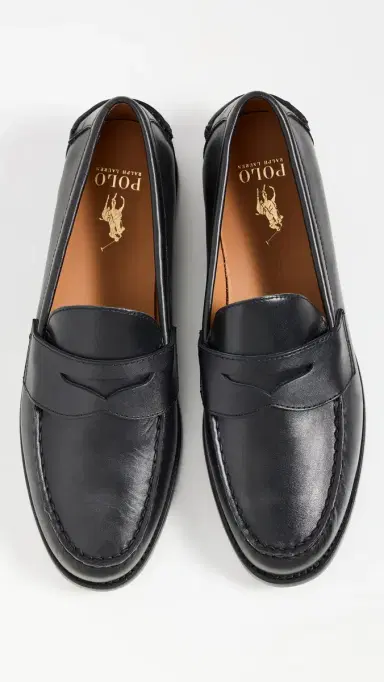 Polo Ralph Lauren Alston Leather Penny Loafers Black 8 | Thumbnail 2 Polo Ralph Lauren Alston Leather Penny Loafers Black 8 | Thumbnail 2