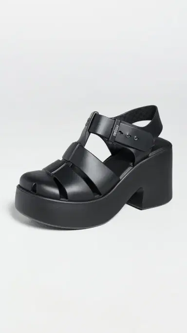 Melissa Lulu Sandals Matte Black | Thumbnail 2
