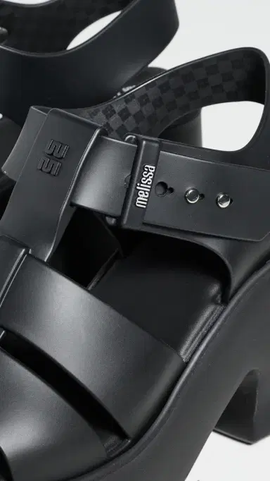 Melissa Lulu Sandals Matte Black | Thumbnail 6