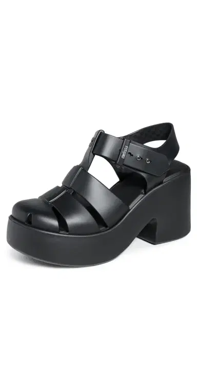 Melissa Lulu Sandals Matte Black | Thumbnail 1