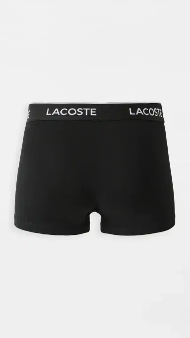 Lacoste Cotton Stretch Jersey Trunks 3 Pack Multi M | Thumbnail 3 Lacoste Cotton Stretch Jersey Trunks 3 Pack Multi M | Thumbnail 3