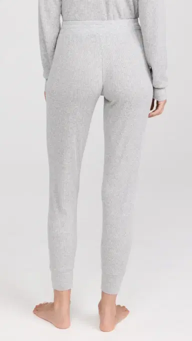 PJ Salvage Textured Essentials Pants Heather Grey S | Thumbnail 3