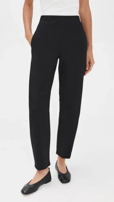 Aligne Markus Ponte Barrel Leg Trousers Black 2 | Thumbnail 2