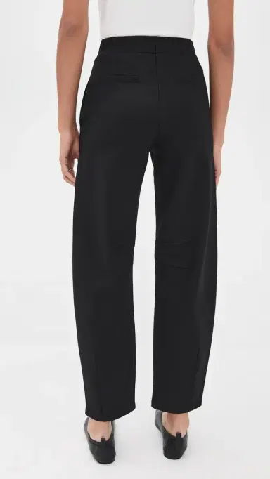 Aligne Markus Ponte Barrel Leg Trousers Black 2 | Thumbnail 3