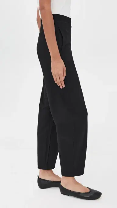 Aligne Markus Ponte Barrel Leg Trousers Black 2 | Thumbnail 4