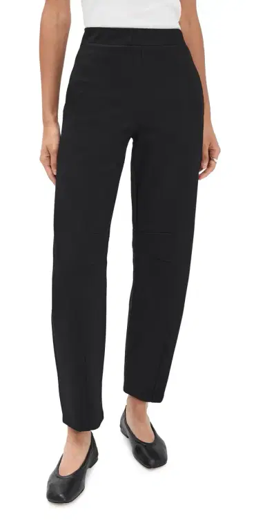 Aligne Markus Ponte Barrel Leg Trousers Black 2 | Thumbnail 1
