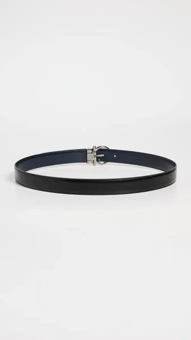 Ferragamo Single Gancio Reversible Paloma Leather Belt | Thumbnail 3 Ferragamo Single Gancio Reversible Paloma Leather Belt | Thumbnail 3