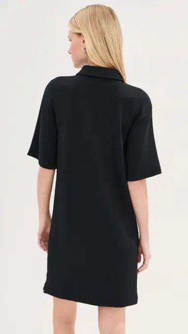 LE BOP Solene Polo Mini Dress Black | Thumbnail 3