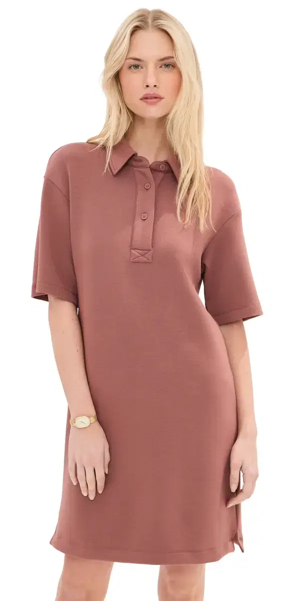 LE BOP olene Polo Mini Dress Nutmeg
