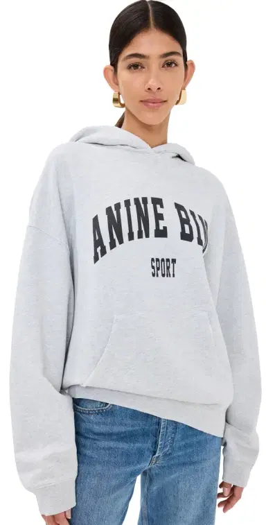 Anine Bing Harvey Sweatshirt Grey elange | Thumbnail 1 Anine Bing Harvey Sweatshirt Grey elange | Thumbnail 1