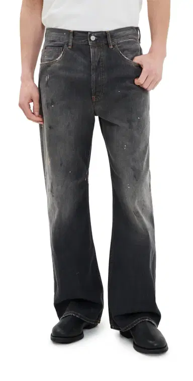 Acne Studios 2021 Loose Fit Jeans Black Trafalgar 31 | Thumbnail 1 Acne Studios 2021 Loose Fit Jeans Black Trafalgar 31 | Thumbnail 1