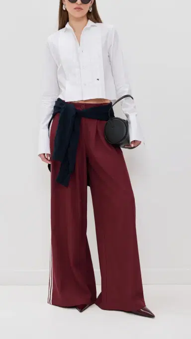 LIONESS Serenity Pants Burgundy | Thumbnail 5 LIONESS Serenity Pants Burgundy | Thumbnail 5