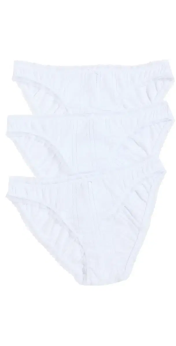 COUCOU The ow Rise 3 Pack White