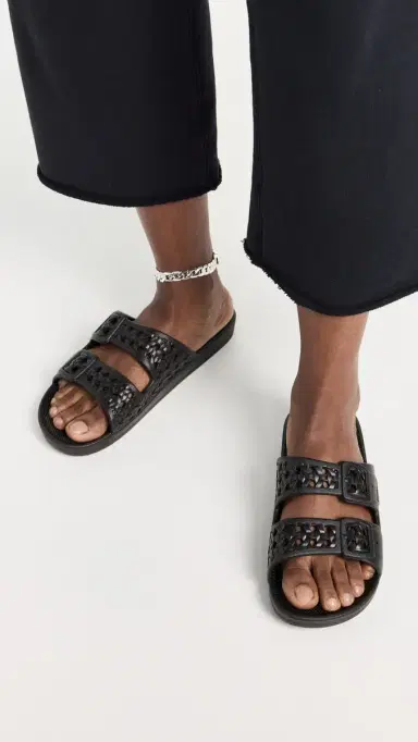 Freedom Moses Paz Sandals Black 5/6 | Thumbnail 3