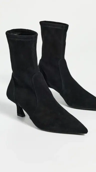 Stuart Weitzman Vinnie Booties 50mm Black 6 | Thumbnail 5