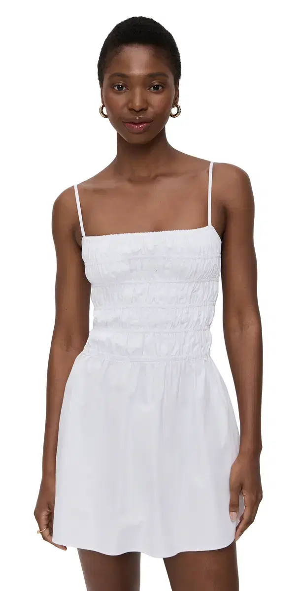 The Mini Delta Dress Optic White